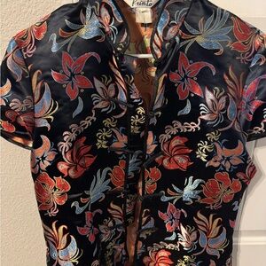 Asian inspired blouse vintage